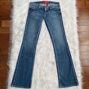 GUESS FOXY FLARE STRETCH JEANS SIZE 26